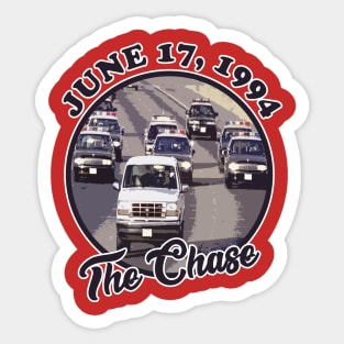 Retro The Chase OJ 1994 Sticker